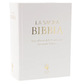 La Sacra Bibbia. Edizione grande a caratteri grandi. Ecopelle bianca