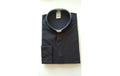 CAMICIA NERA COLLO ROMANO